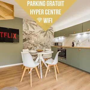 Appartement Le Duplex - Clim - Parking - Netflix - Nestor & Margot, Auterive (Haute-Garonne)